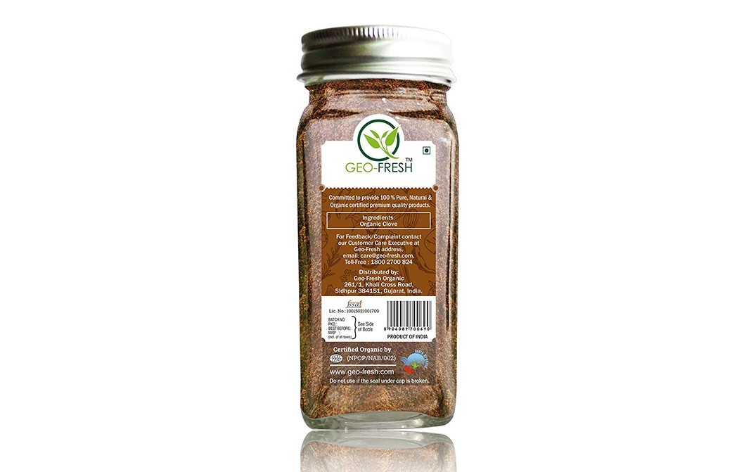 Geo-Fresh Organic Clove Powder    Bottle  45 grams